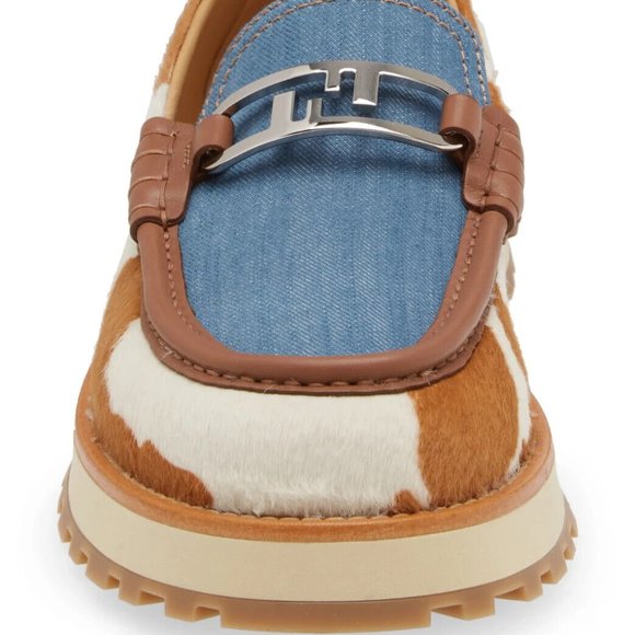 Fendi Men’s Calf Hair O'Lock Buckle Slip-on Loafers Size 10 US $1,250.00 - Picture 3 of 11